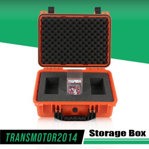 PIT66 New Graded Card Storage Box Heavy Duty Waterproof Case Sports Trading Cards 75 250