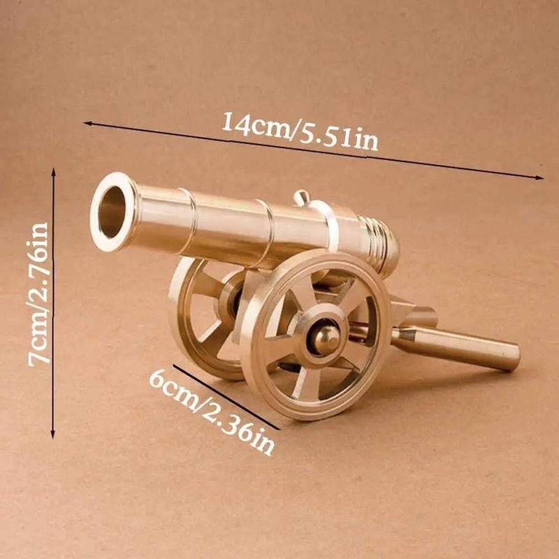 Solid Brass Firing Capable Cannon Decor