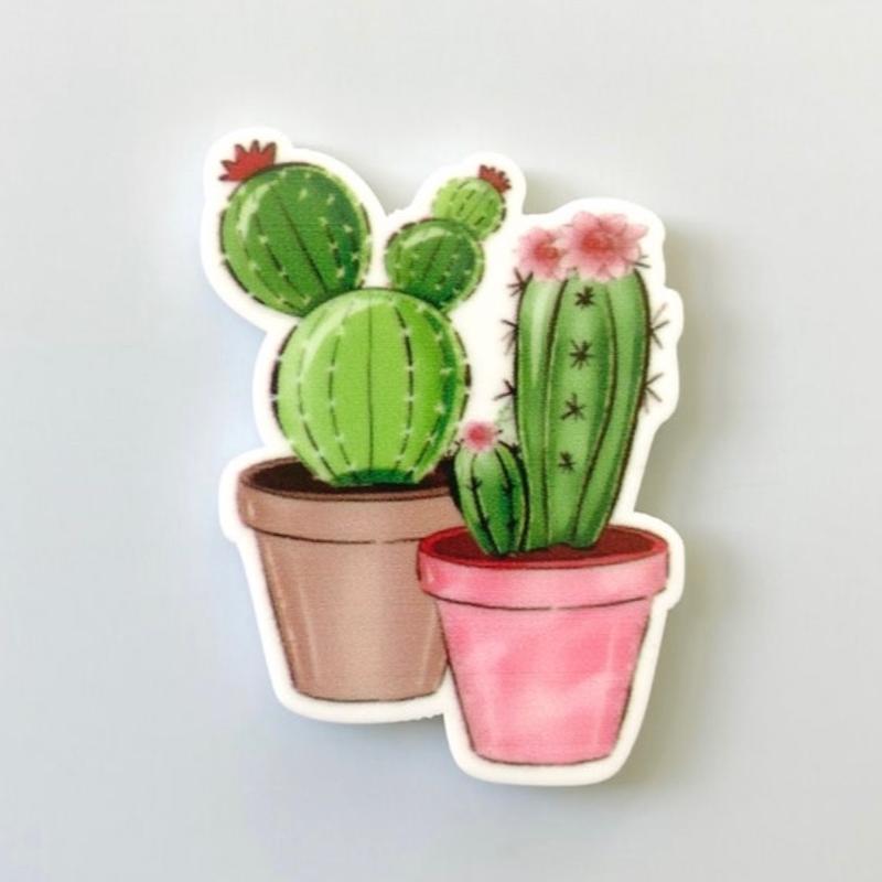 Plant Mom Fridge Magnets | Indoor Gardening Gifts | Philodendron | Monstera | Terrarium | Home Is Where My Plants Are | Plant Lady | Cactus Decor Set