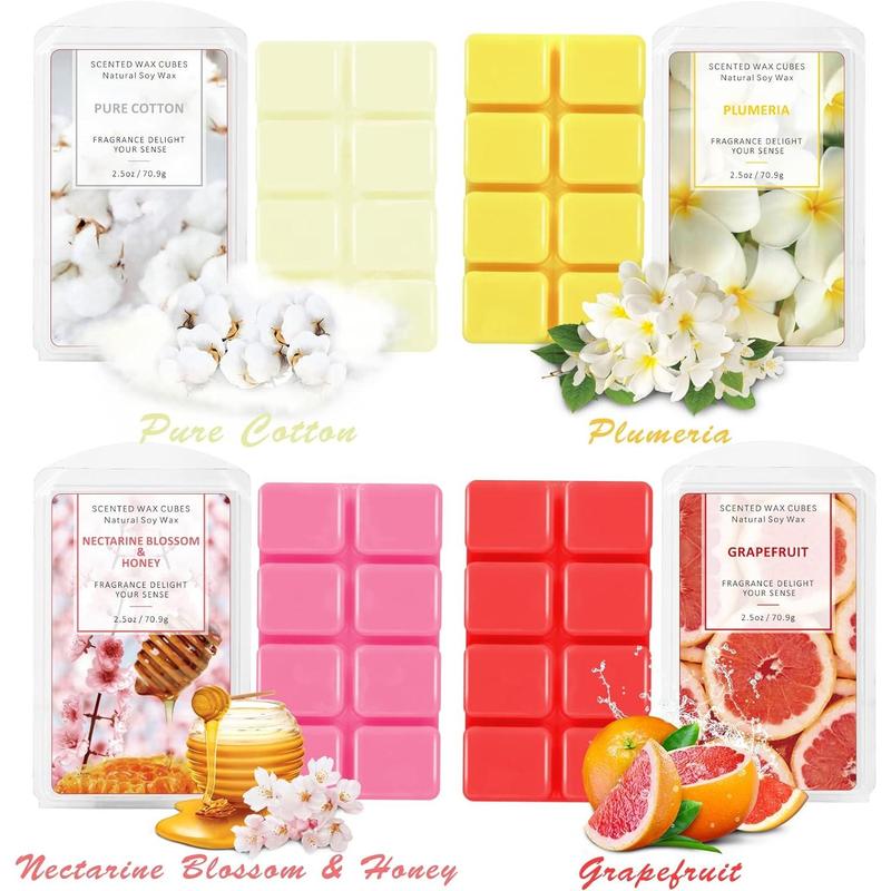 Wax Melts, Wax Cubes, Wax Melts for Wax Warmer, 8x2.5 oz, Food & Sweet Scent Candle Decor Ornaments Freshener