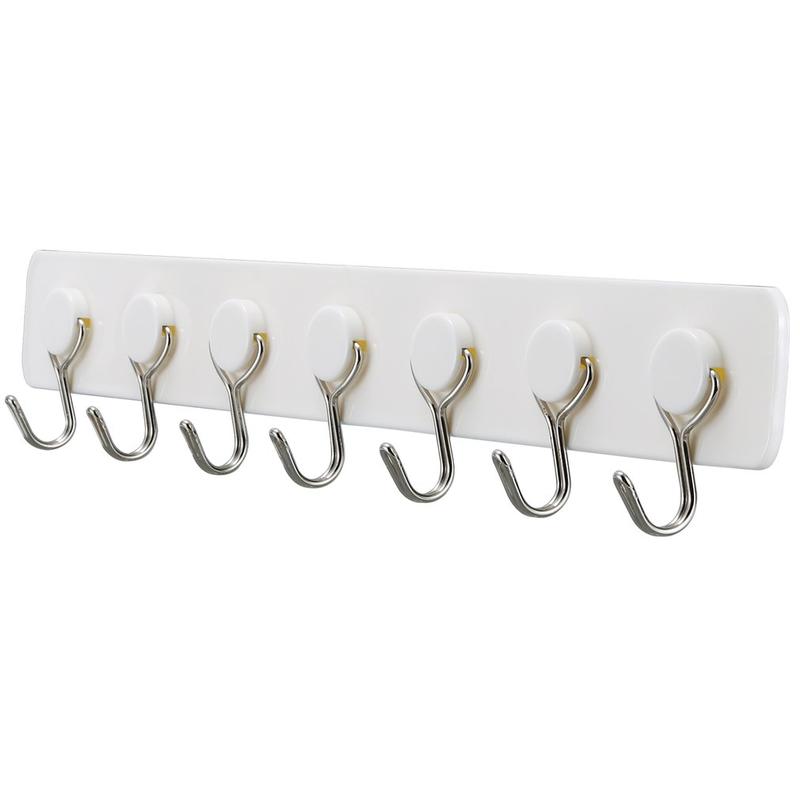 5 Counts Adhesive Hooks,Hooks for Hanging Heavy Duty Wall Hooks Self Adhesive Towel Hook Waterproof Hooks for Keys Bathroom Shower Outdoor Kitchen Door Home Improvement Sticky Hooks