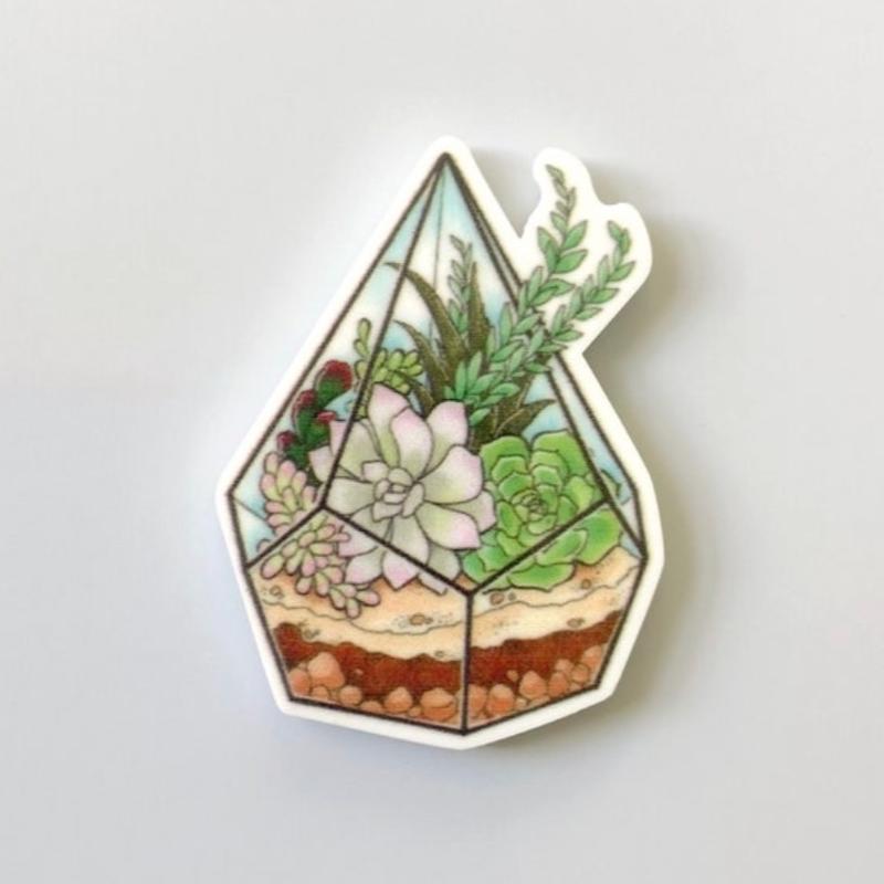 Plant Mom Fridge Magnets | Indoor Gardening Gifts | Philodendron | Monstera | Terrarium | Home Is Where My Plants Are | Plant Lady | Cactus Decor Set