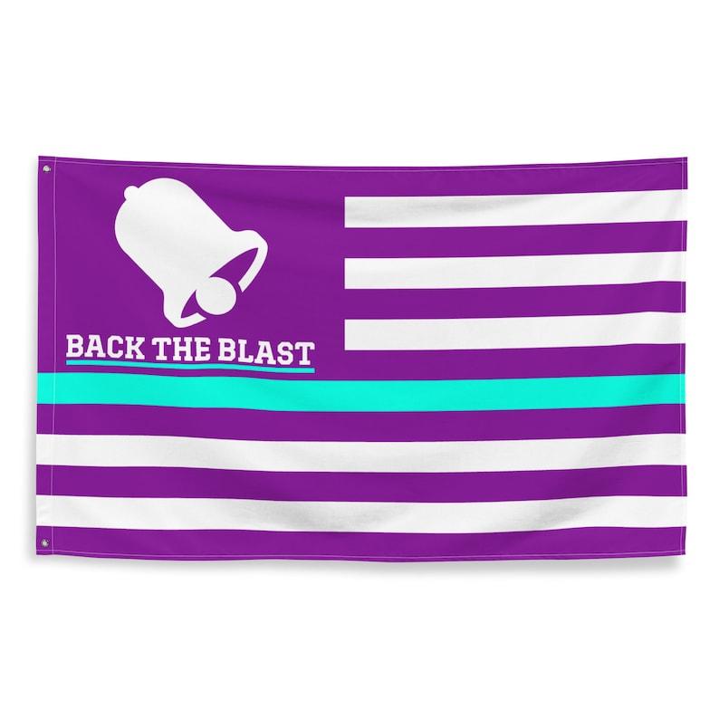 Baja Blast American Flag Back The Blast Taco Bell 3x5 M92ZC