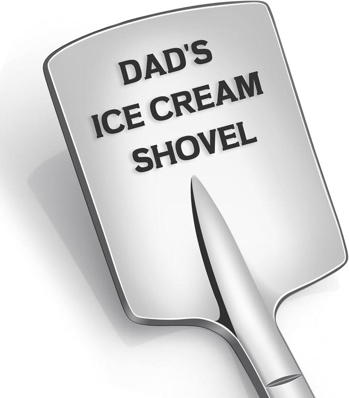 Christmas Gifts for Dad, Mens Stocking Stuffers, Funny Gag Gifts for Men, Dad Birthday Gift from Daughter Son, Dad's Ice Cream Shovel Cool F