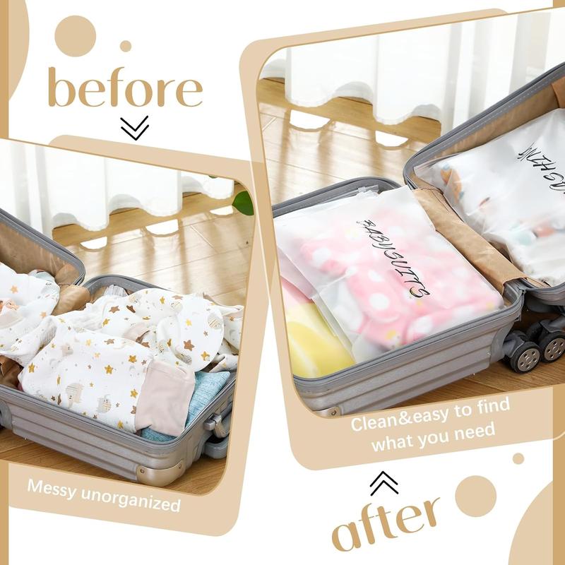 15 Pcs Hospital Bags for Labor and Delivery Resealable Birth Hospital Bag Essentials Organiser Set