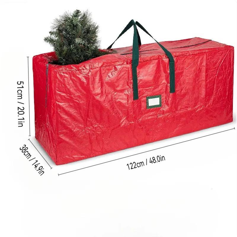 Christmas Tree Storage Bag, 1 Count Large Capacity Waterproof Storage Bag with Handle, Durable Storage Organizer for Home, Office, Outdoor