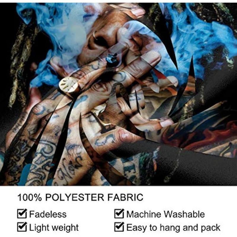 Wiz Khalifa Tapestry Wall Hanging Bedding Tapestry 3D Printed Art Tapestrys Home Decor Size: 60