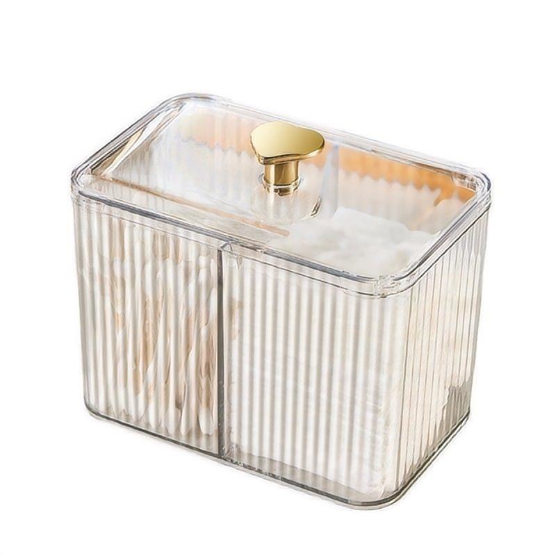 Clear Makeup Tool Storage Box, Desktop Makeup Tool Storage Box, Creative Toothpick Holder, Cosmetic Storage Case, Desktop Storage Box for Home