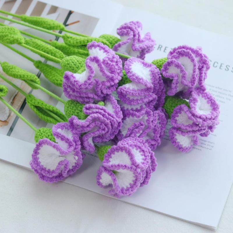 Handmade Crochet Carnations, Handmade Crochet Flowers, Artificial Flower Decorations, Home Decoration Items for Parties, House Decor