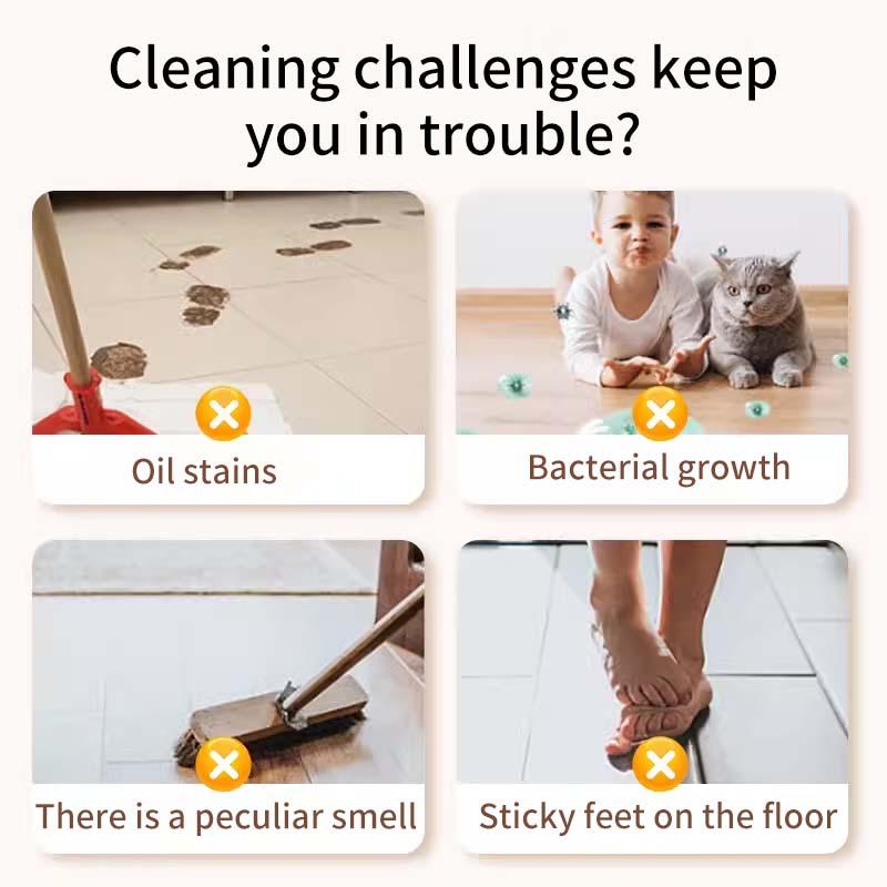 TidyHaven Floor cleaner, ceramic tile mopping tile special cleaning solution, fragrant and strong stain removal Household