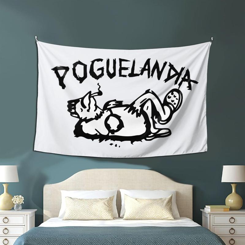 Poguelandia Tapestry 60x40in Obx Posters Gift pogue Life Tapestries Outer Banks Wall Art Decor For Outdoor College Dorm