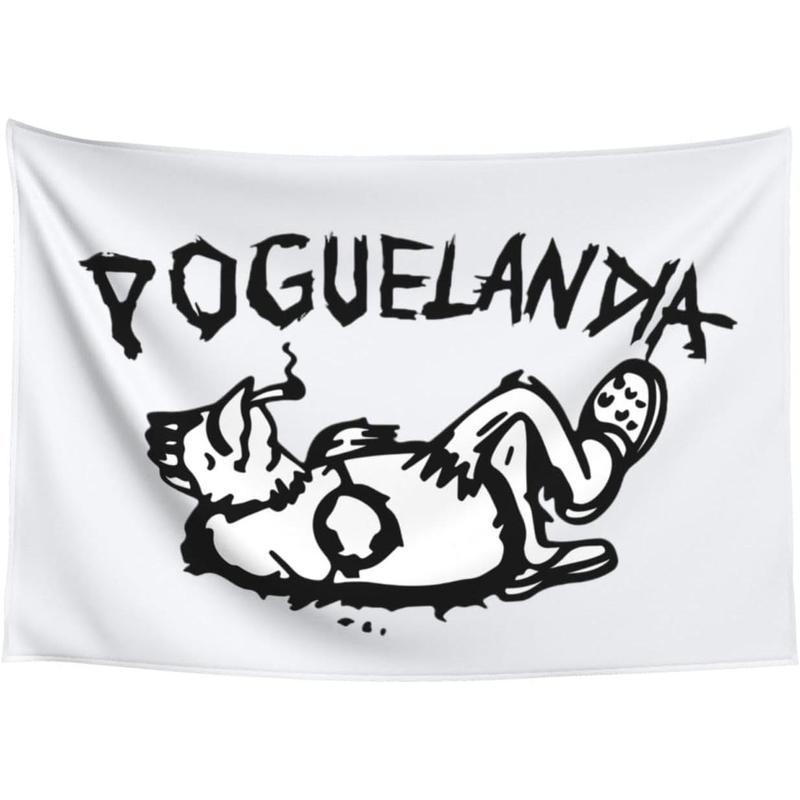 Poguelandia Tapestry 60x40in Obx Posters Gift pogue Life Tapestries Outer Banks Wall Art Decor For Outdoor College Dorm