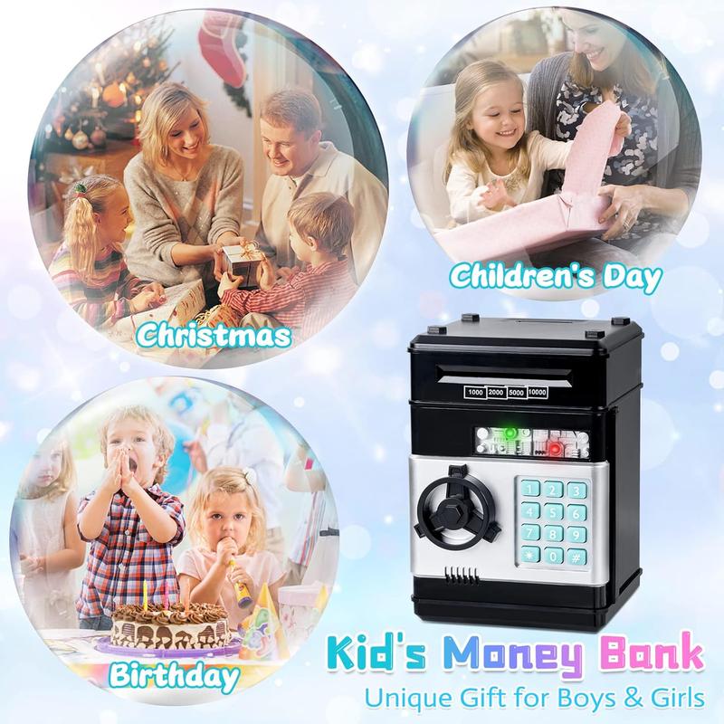 Piggy Bank Cash Coin Can ATM Bank Electronic Coin Money Bank for Kids-Hot Gift