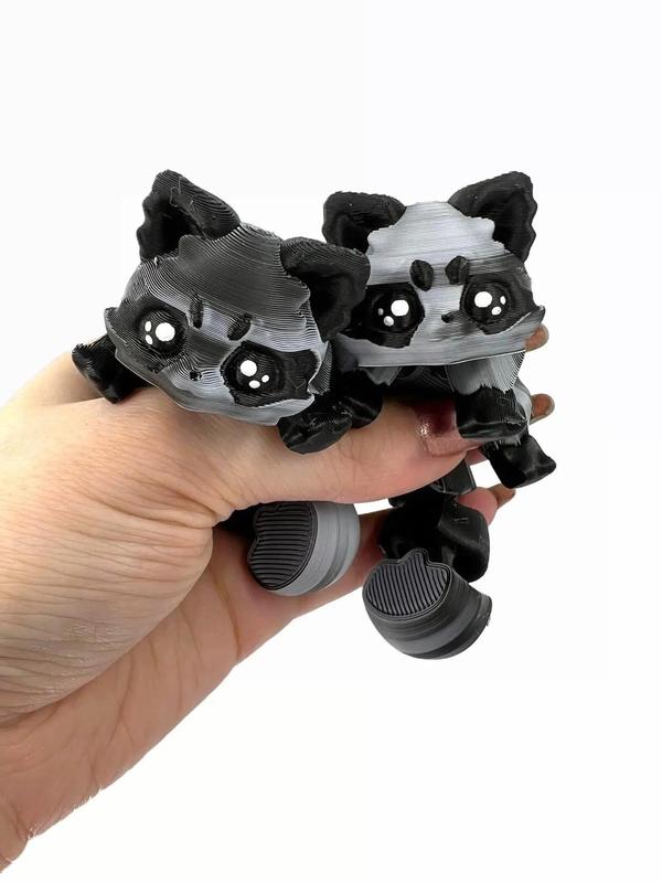 Trash Panda - 3d Printed - Articulated Racoon Decor Accessory