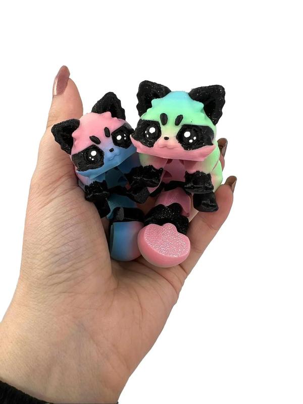 Trash Panda - 3d Printed - Articulated Racoon Decor Accessory