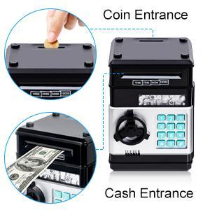 Piggy Bank Cash Coin Can ATM Bank Electronic Coin Money Bank for Kids-Hot Gift