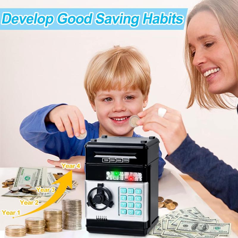 Piggy Bank Cash Coin Can ATM Bank Electronic Coin Money Bank for Kids-Hot Gift