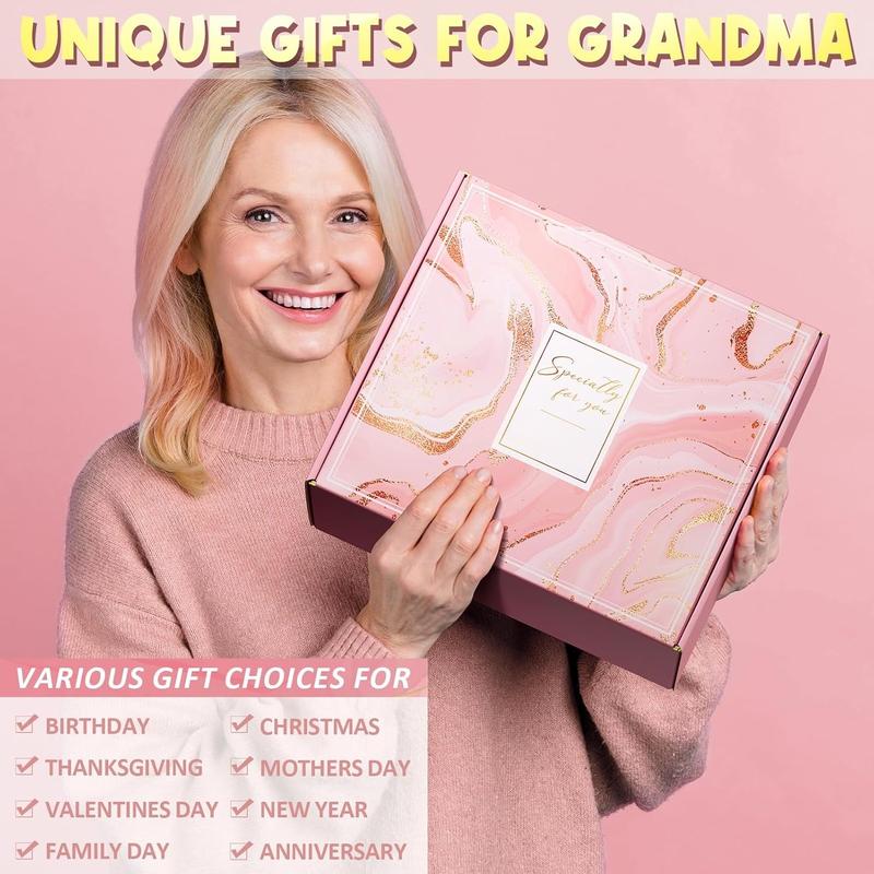 Gifts for Grandma Christmas Gifts for Grandma from Granddaughter Grandchildren Grandkids,  Grandma Birthday Gifts  Nana Gift Basket for Gigi Grandmother,  Grandma Gifts w Canvas Tote Bag