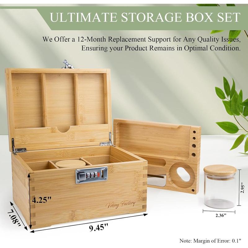 Premium Locking  Box Gift Set - Upgraded Tray Kit and All Accessories Ideal for Home Storage and Decoration ()