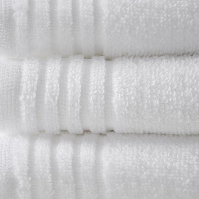 100% Cotton Quick Dry 12 Piece Bath Towel Set White