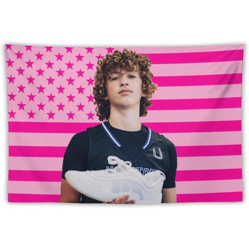 Nelson Celebrity and Decorations Stuff American Pink Flags Wall Funny Tapestry Hanging Neumann Merch for Dorm Bedroom Decorative Aesthetic Tapestries