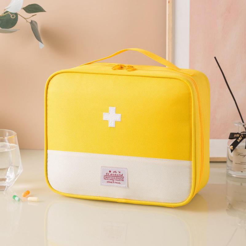 Emergency Medicine Storage Bag, 1 Count Portable Medicine Storage Box, Emergency Packaging Container for Outdoor Travel Office