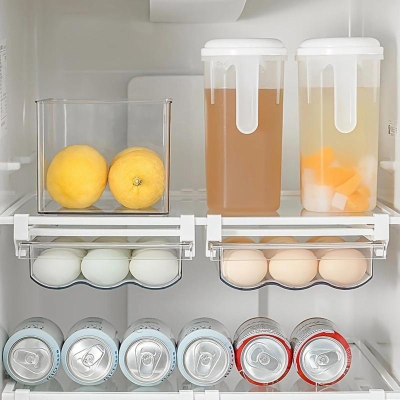 Refrigerator Egg Tray, Refrigerator Hanging Egg Storage Box, Egg Storage Organizer, Summer Essentials Refrigerator Drawer Organizer, Refrigerator Egg Storage Tray, Kitchen Accessories