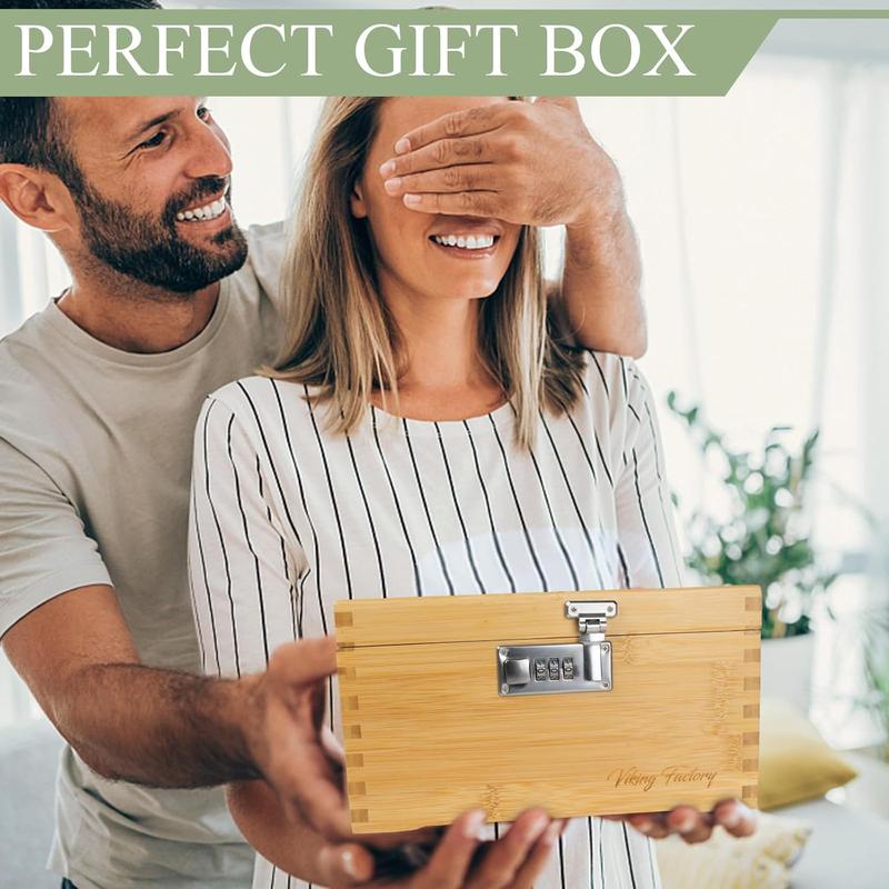 Premium Locking  Box Gift Set - Upgraded Tray Kit and All Accessories Ideal for Home Storage and Decoration ()