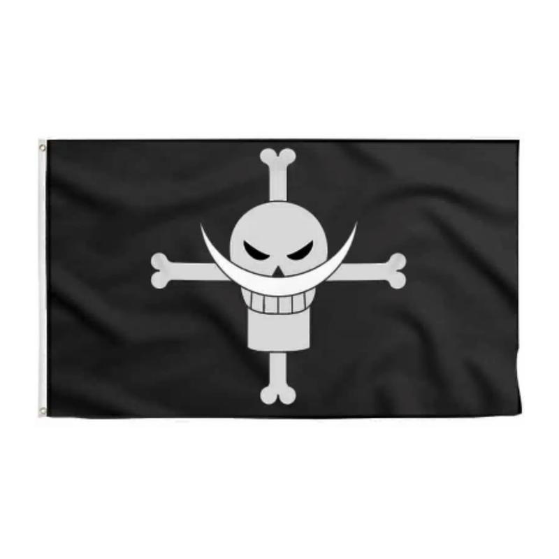 Whitebeard Flag Banner Anime Room Decor, One Piece Luffy, Straw Hat Pirates, Hanging Pack Adventure