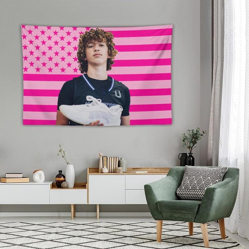 Nelson Celebrity and Decorations Stuff American Pink Flags Wall Funny Tapestry Hanging Neumann Merch for Dorm Bedroom Decorative Aesthetic Tapestries