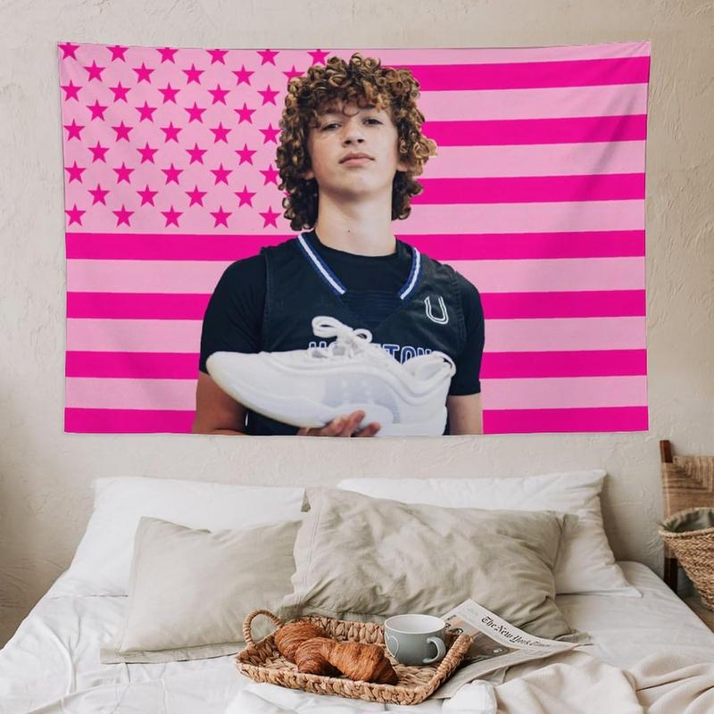 Nelson Celebrity and Decorations Stuff American Pink Flags Wall Funny Tapestry Hanging Neumann Merch for Dorm Bedroom Decorative Aesthetic Tapestries