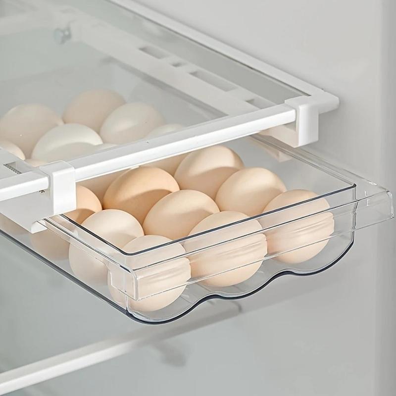 Refrigerator Egg Tray, Refrigerator Hanging Egg Storage Box, Egg Storage Organizer, Summer Essentials Refrigerator Drawer Organizer, Refrigerator Egg Storage Tray, Kitchen Accessories