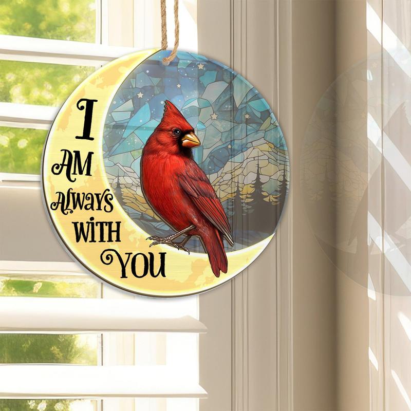 Sympathy Cardinal Gifts, Christmas Ornaments - Memorial Cardinal Gifts for Men, Women, Bereavement Gifts for Loss of Loved One, Rememberance Gifts - Christmas Tree Decoration Glass Ornament