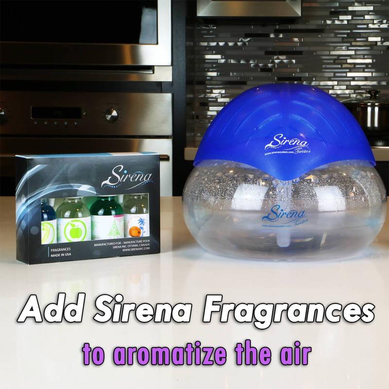 Sirena Twister (Black) + Sirena Fragrance Pack (BUNDLE) Aroma Room Freshener