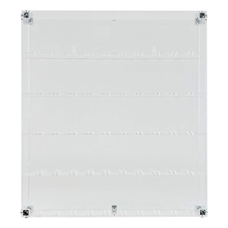 Wall Mounted Display Case for Brick 40-50 minifigures DIY Dust Free UV Protection Premium Display Solution