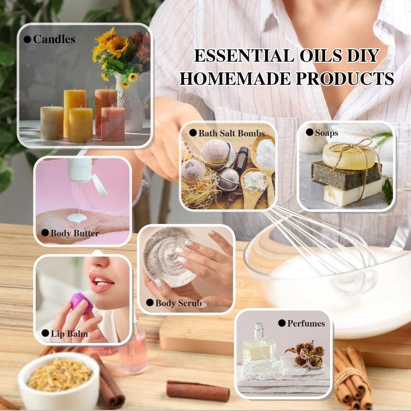 MAYJAM 20Pcs Essential Oil Gift Set, Aromatherapy Oil for Diffusers, Freshener, Humidifiers, Candle, Perfume, Fragrance, Christmas Scented Gift