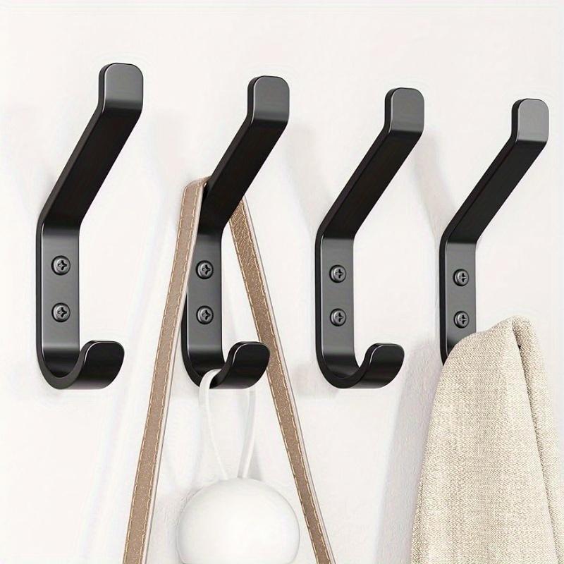 Space Saving Wall Hook, 4 Counts set Waterproof and Rust-proof Hook, Home Organizer for Home, Office, Multifunctional Hook for Clothes, Bag, Towel