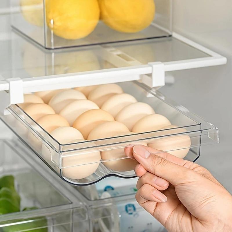 Refrigerator Egg Tray, Refrigerator Hanging Egg Storage Box, Egg Storage Organizer, Summer Essentials Refrigerator Drawer Organizer, Refrigerator Egg Storage Tray, Kitchen Accessories