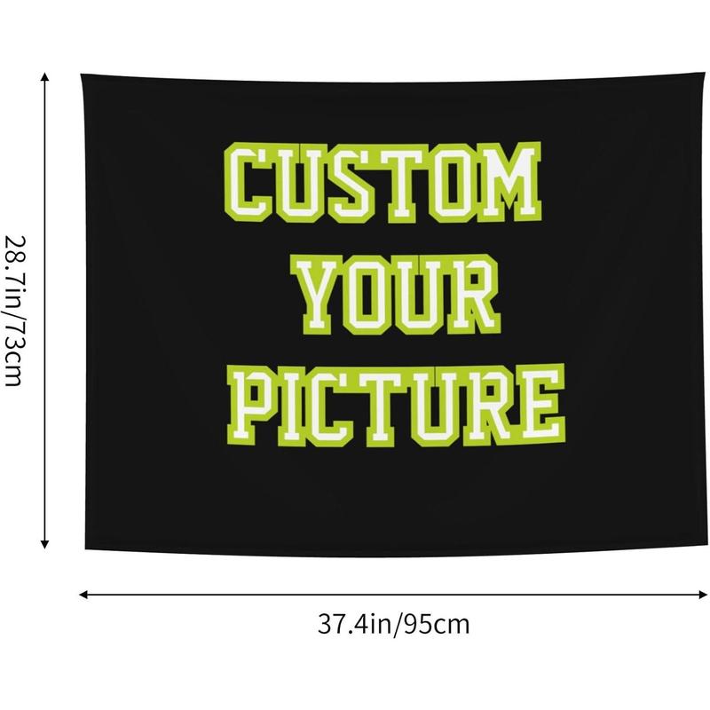 Custom Tapestry Upload Images Banners and Signs Customize For Bedroom 37 *29 inch Horizontal