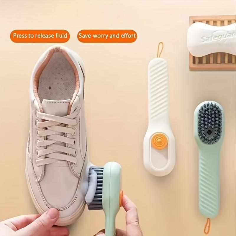 Shoe Brush, 1 Count Multifunctional Shoe Cleaning Brush, Household Soft Bristle Laundry Brush for Home Kitchen Dormitory School