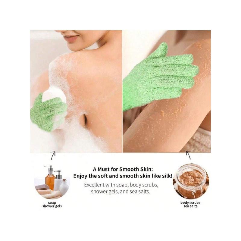 1pc 2pcs 8pcs Exfoliating Shower Gloves, Reversible Exfoliating Gloves, Exfoliating Shower Gloves, Body Scrub Gloves, Shower Gloves To Exfoliate Body Body Cleansing Tools, for Spa, Massage and Body Scrub, Body Cleansing Accessories