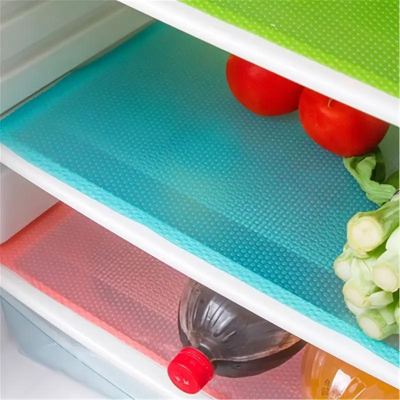 4pcs Refrigerator Dust Cover, Easy To Clean And Dry, Refrigerator Liner Mat