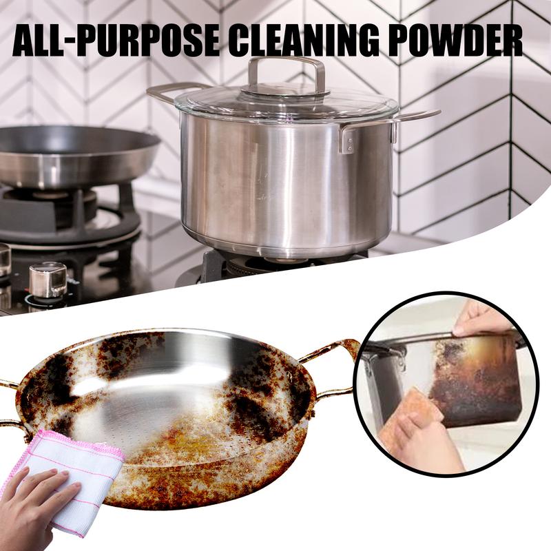 JAYSUING Foam Rust Remover Kitchen All-Purposes Cleaning Powder, Multi-Purposes Foam Cleaner Rust Remover, Kitchen Cleaner, Household Cleaner, Cleaning Supplies