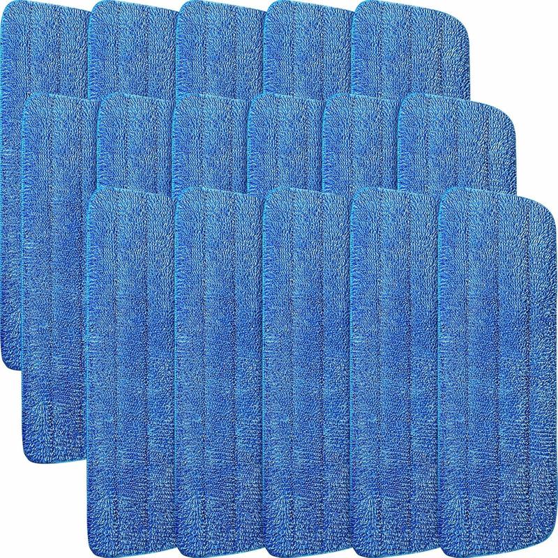 16 count Microfiber Mop Pads Compatible with Bona Mop Replacement Pads 16.5