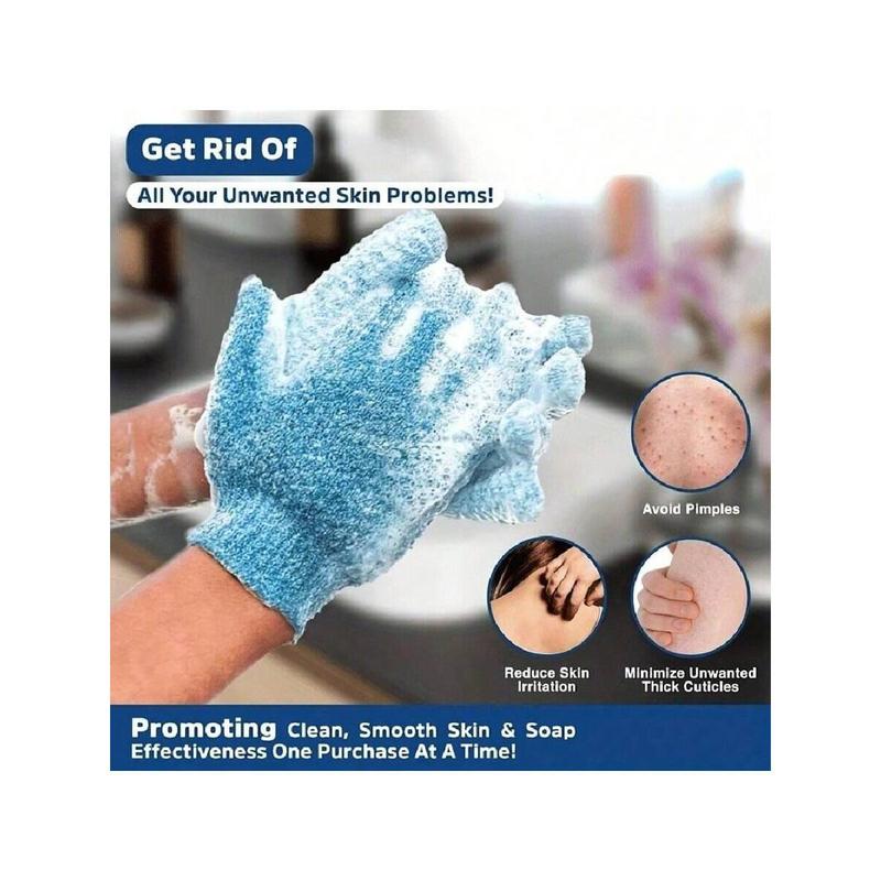 1pc 2pcs 8pcs Exfoliating Shower Gloves, Reversible Exfoliating Gloves, Exfoliating Shower Gloves, Body Scrub Gloves, Shower Gloves To Exfoliate Body Body Cleansing Tools, for Spa, Massage and Body Scrub, Body Cleansing Accessories