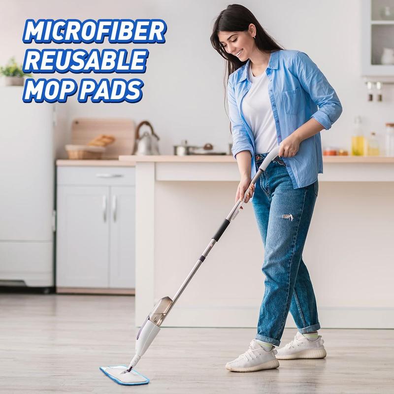 16 count Microfiber Mop Pads Compatible with Bona Mop Replacement Pads 16.5