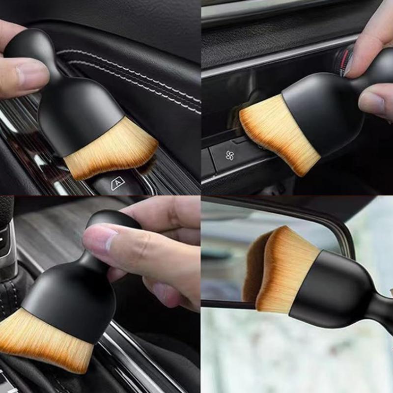 Multi-purpose Desktop Cleaning Brush, Dust-removing Keyboard Brush, Delicate Soft-bristle Screen Brush, Essential for Car Crevice Cleaning