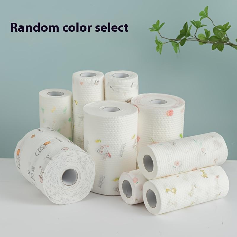 1 roll (400 sheets), lazy cloth, disposable kitchen tissue, washable dry and wet dual-use towel, dishcloth, non stick oil cloth, degreasing cloth, household cleaning cloth, drying cloth, cleaning supplies, cleaning tools