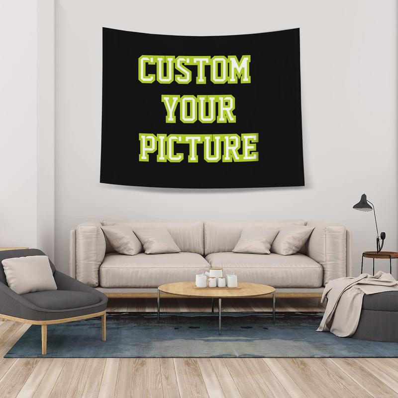 Custom Tapestry Upload Images Banners and Signs Customize For Bedroom 37 *29 inch Horizontal