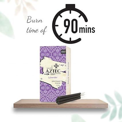 Aztec, Lavender Plant-Based Incense Sticks